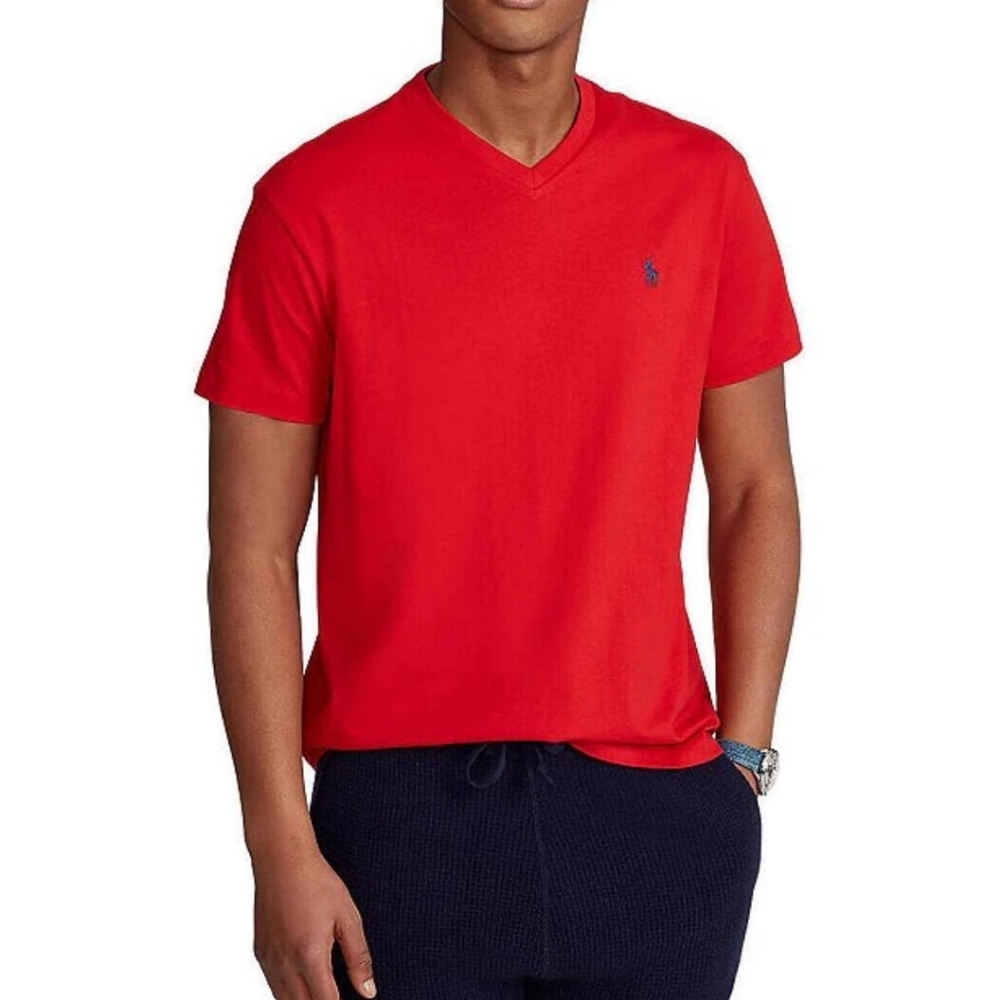 Red Polo by Ralph Lauren V Neck